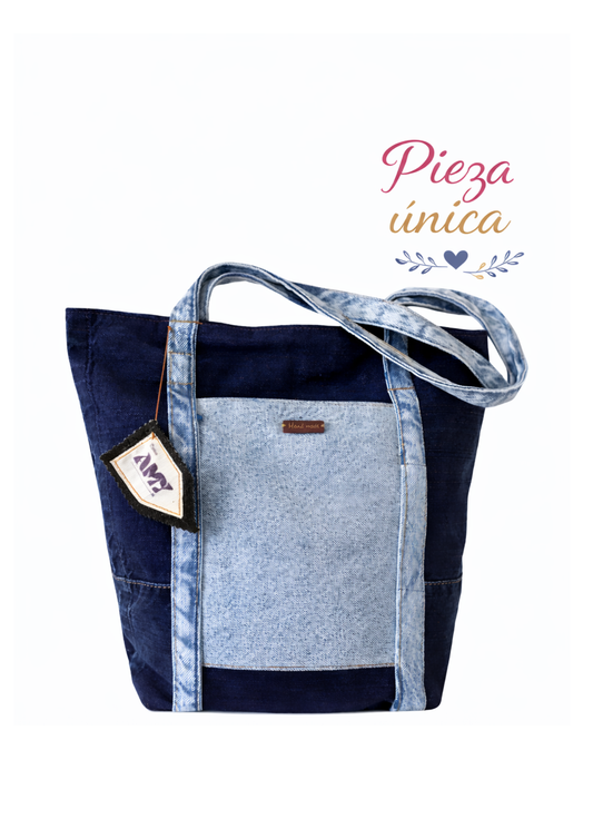 Bolso Lienzo Azul